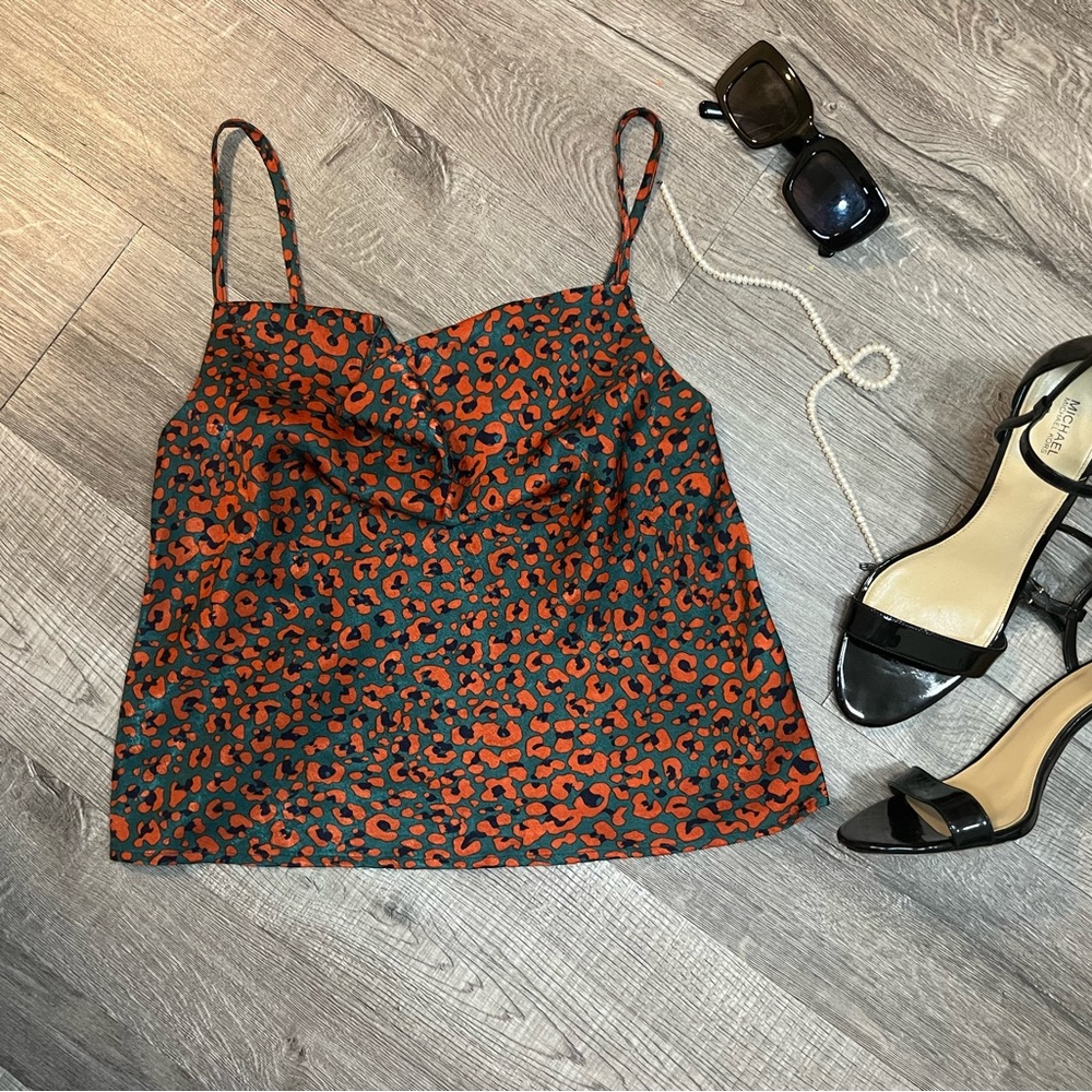 Nasty Gal Animal Print Crop Top 🐆